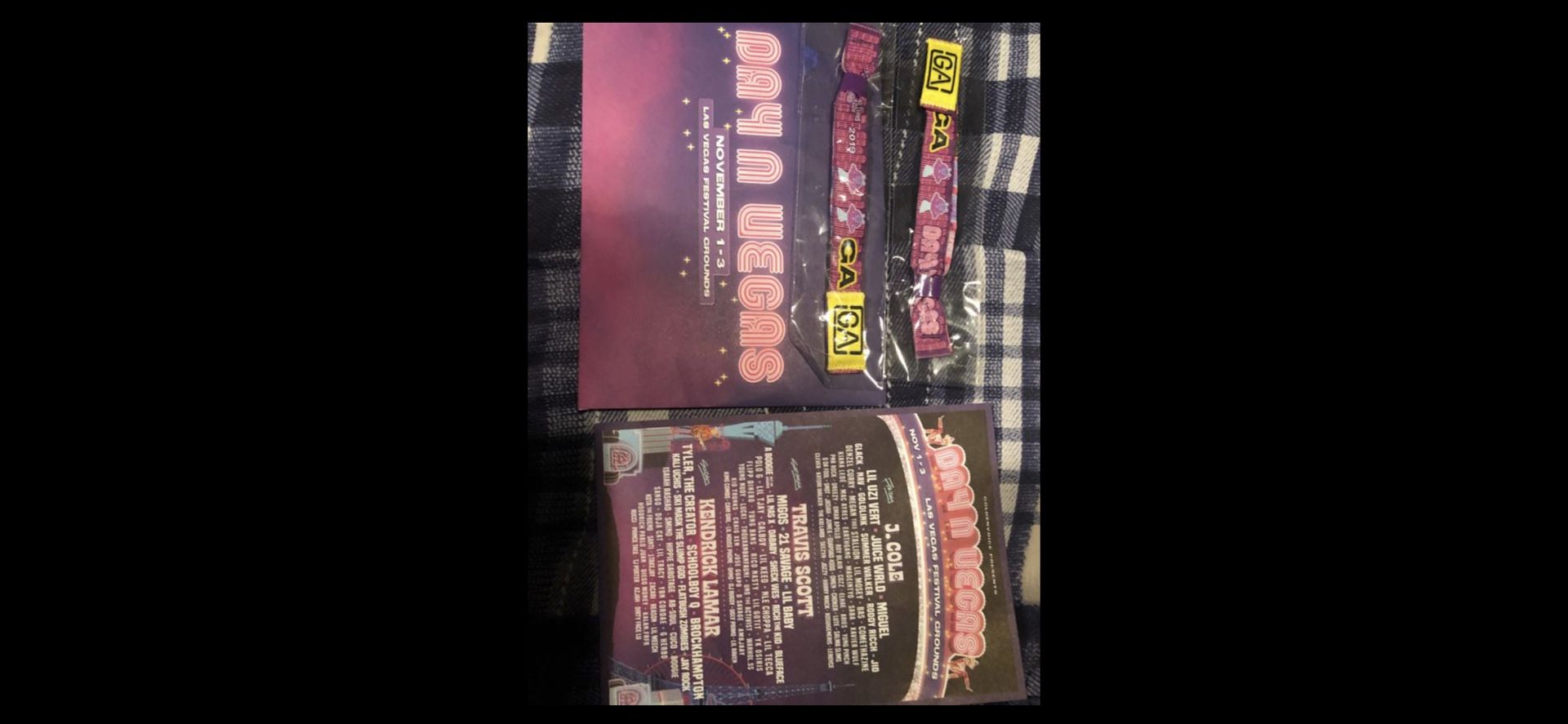 (2) Day N Vegas weekend GA passes