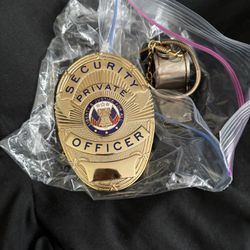 Badge with a Whistle