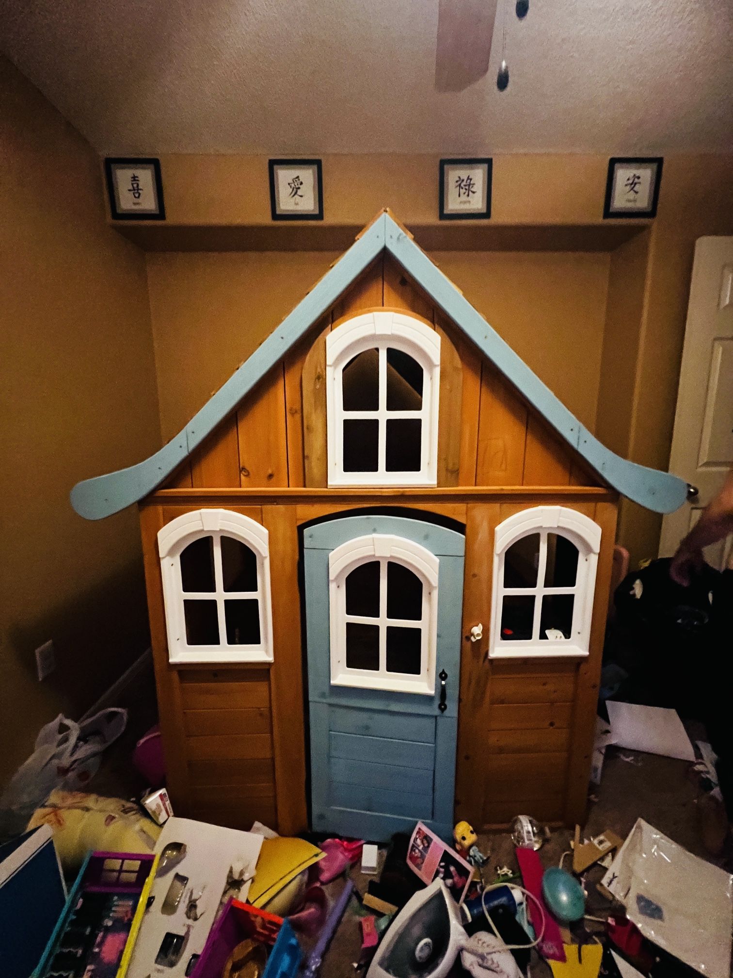 KIDKRAFT FORESTVIEW KIDS WOODEN PLAYHOUSE