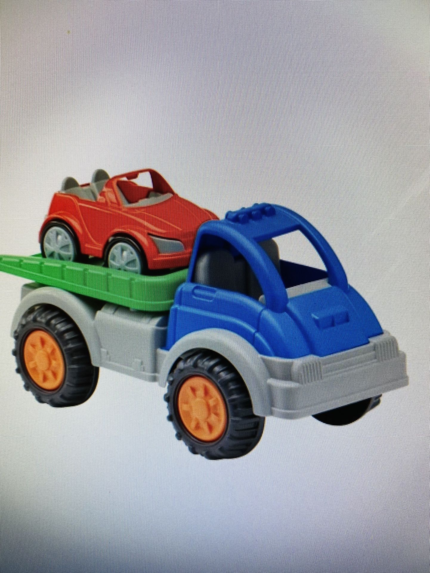 Toy Truck American Plastic Gigantic Car Hauler