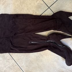 Brown Thigh High Boots
