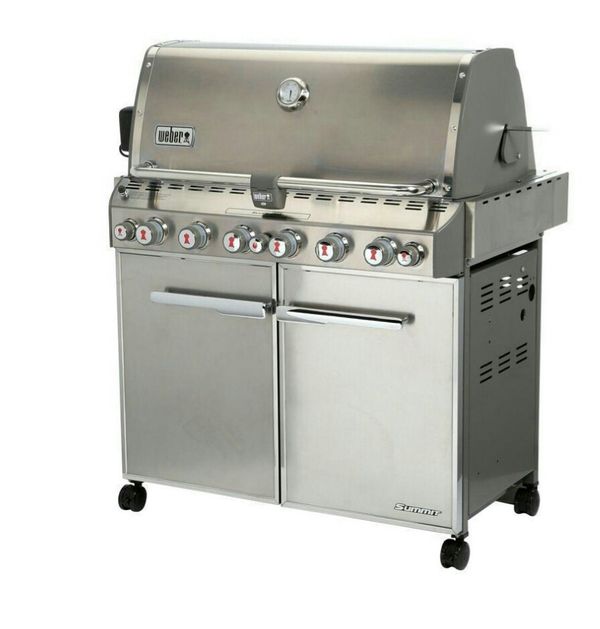 Weber Summit S660 6Burner BuiltIn Natural Gas Grill in Stainless