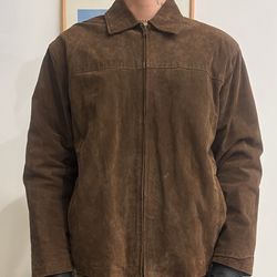 Brown Vintage Leather Jacket 