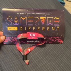 Same Same But Different 2022 Ssbd 3 Day Pass