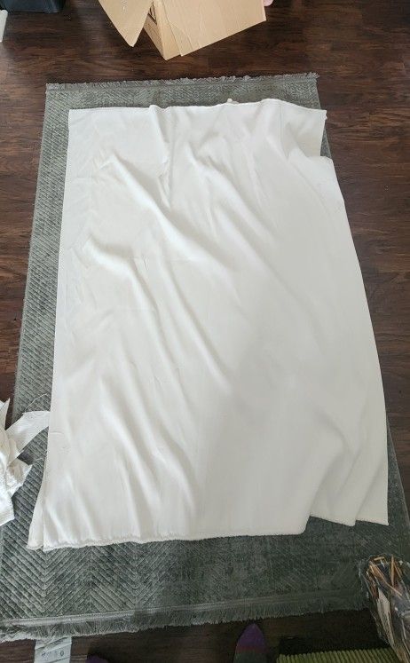 White Suede Fabric (2 Yards)