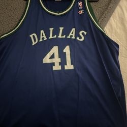 Dallas Mavericks Throwback Jersey XL
