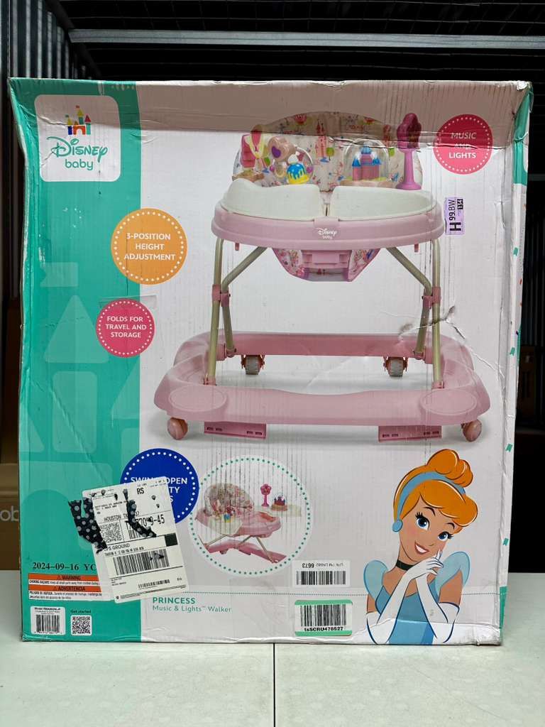 Disney Baby Princess Music & Lights Walkers and Activity Center for Infants