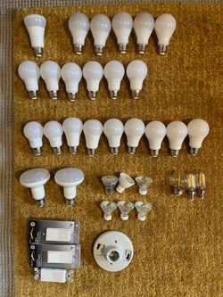Assorted LED bulbs