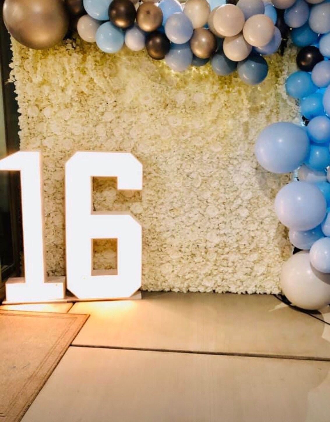 Marquee numbers marquee letters