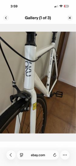 BKU Urban Track Bike White