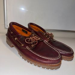 Timberland Men’s 3-Eye Lug Handsewn Boat Shoes