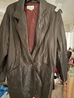 Woman’s Leather Coat , Real Leather 