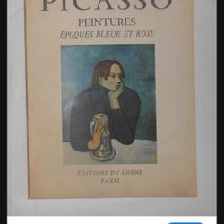 1948 peintures Epoques Bleue Et Rose … Les editions du chene Paris Picasso book 
