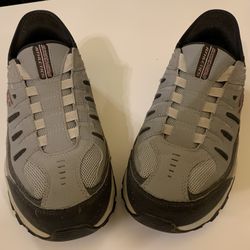 Men’s Skechers Hands Free Slip In Gray/Black, 8 1/2 Xtra Wide