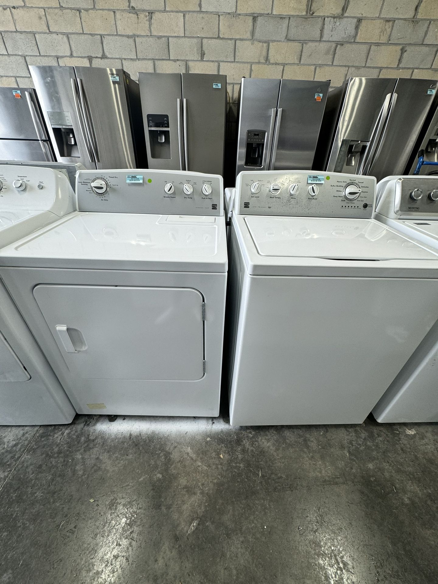 Kenmore Set Washing Machine & Electric Dryer