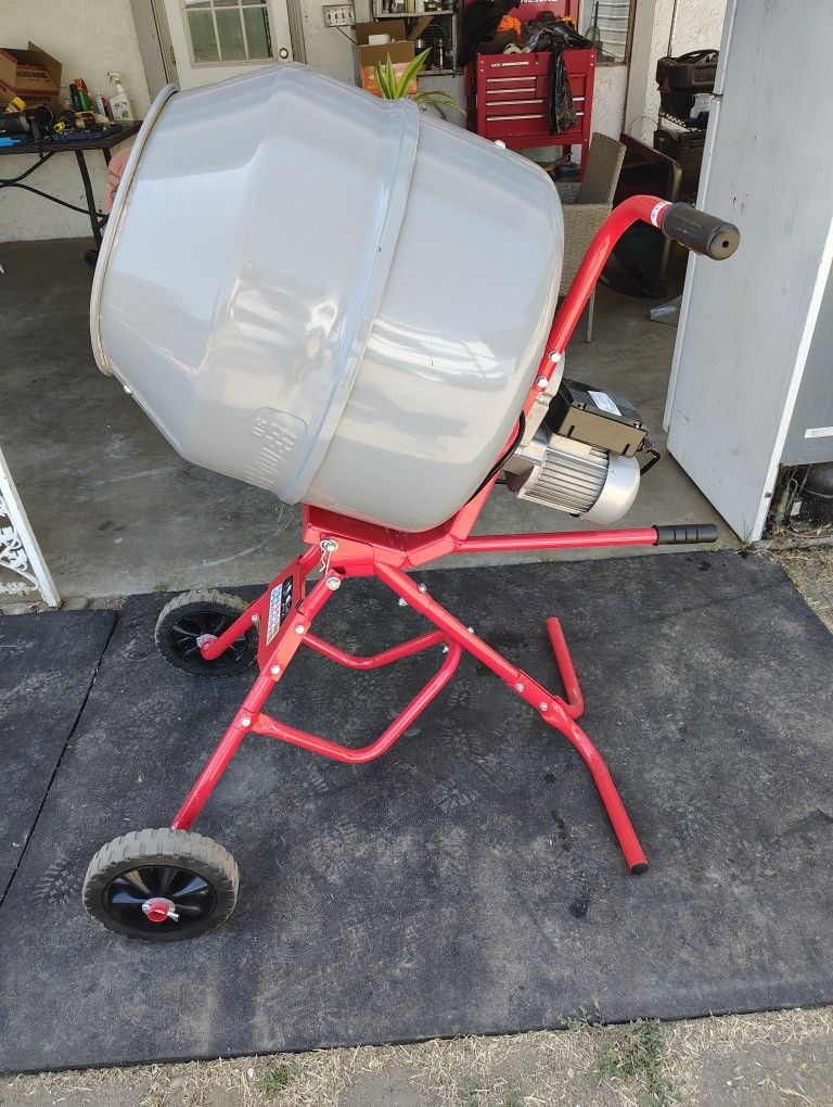 4.6cu Ft Electric Concrete Mixer