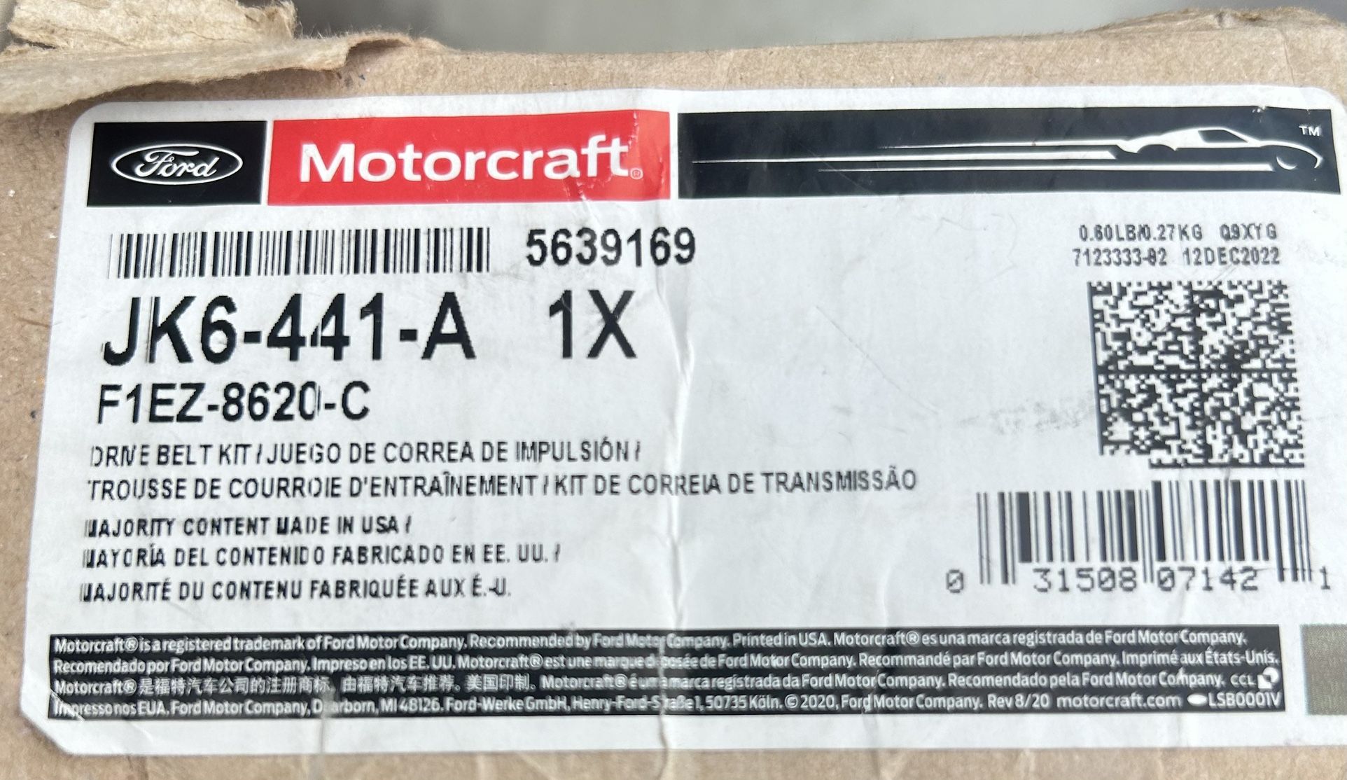 Brand New Ford Drive Belt