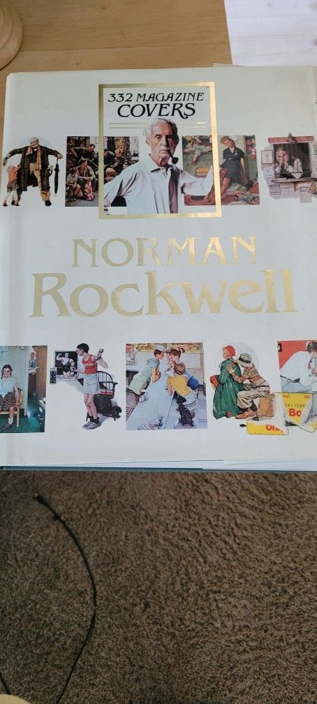 Huge Norman Rockwell Book