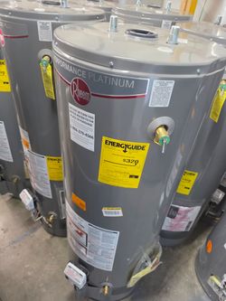 New Water Heater Rheem Performance Plus