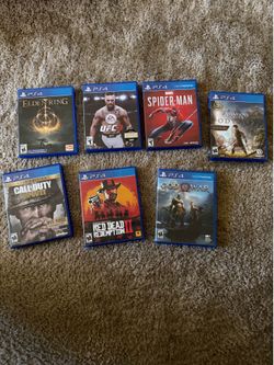 PS4 Games, Bundle(7) or Individual Sale.