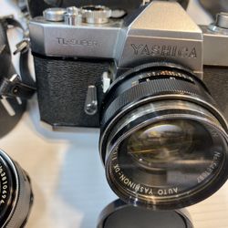 SLR Camera With Accessories 