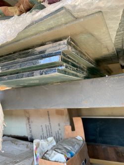 Glass shelves