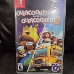 New Sealed 2 games bundle Overcooked Special Edition + Overcooked 2 nintendo switch