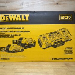 DeWALT 20V MAX Battery and Fast Charger Kit