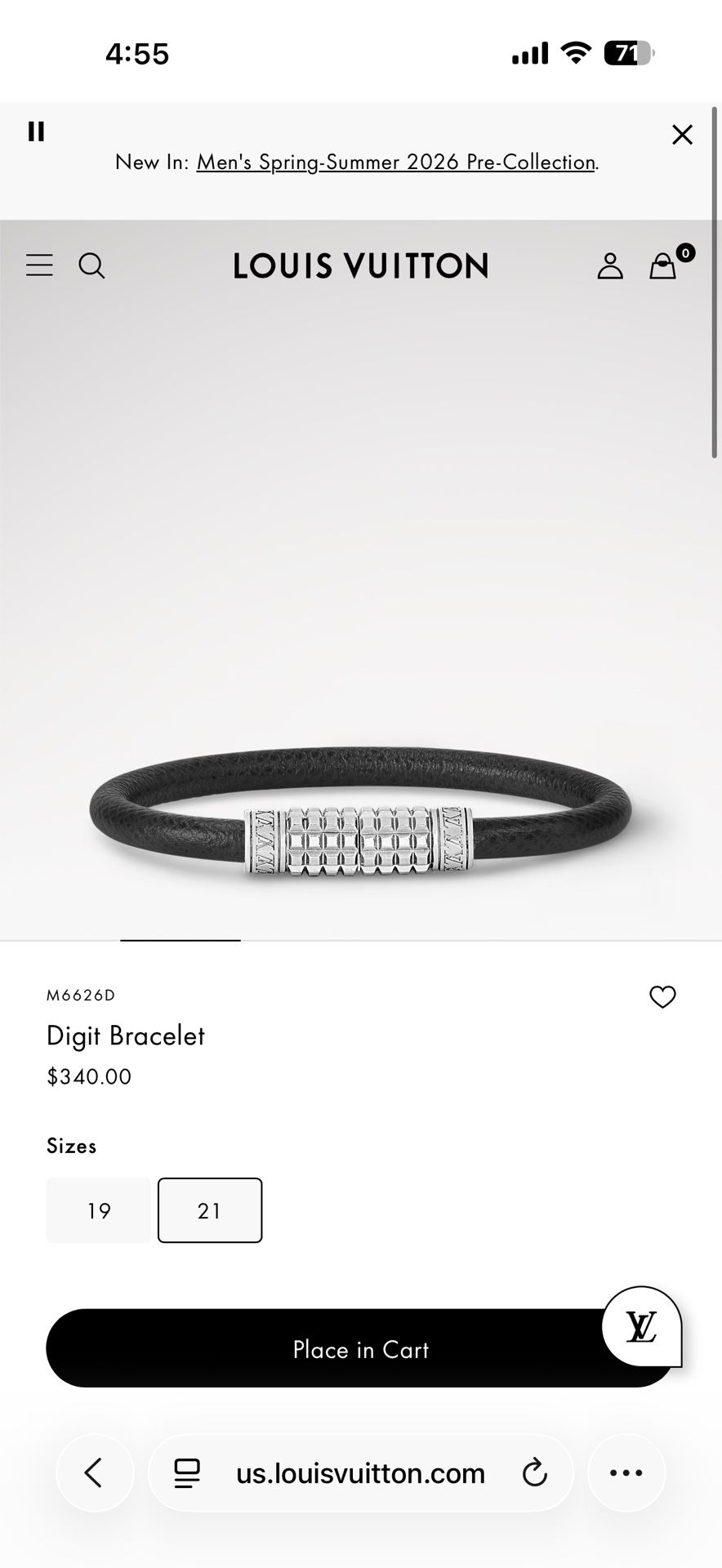 Louis Vuitton Bracelet 