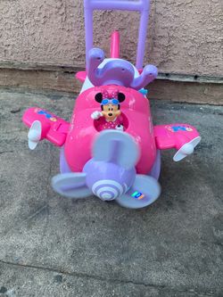 Minnie Mouse Toy Airplane with Figure