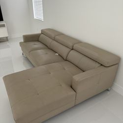 Leather Couch 