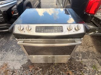 “30-inch slide-in electric range” General Electric).