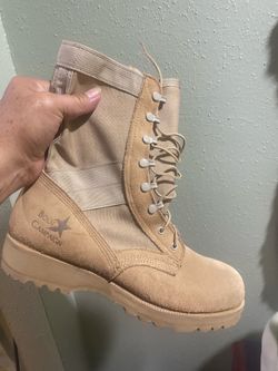 ALTAMA COMBAT DESERT TAN SUEDE BOOTS CAMPAIG BRANDED, new no box Size 11.5 men’s