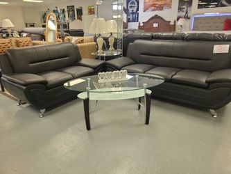 2 Pcs Sofa Set 