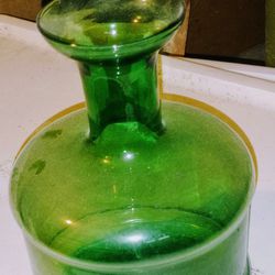 Amazing Antique Emerald Vase