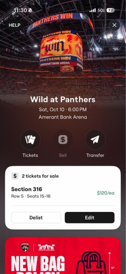 Florida Panthers Tickets