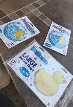 Rubber duck baby balloons