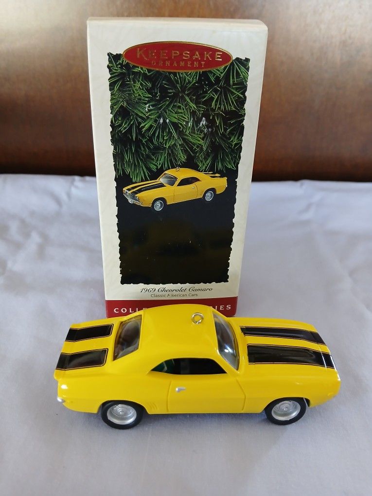Vintage 1995 Hallmark Chevrolet Camaro Christmas Ornament