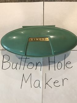 Singer Button Hole Maker