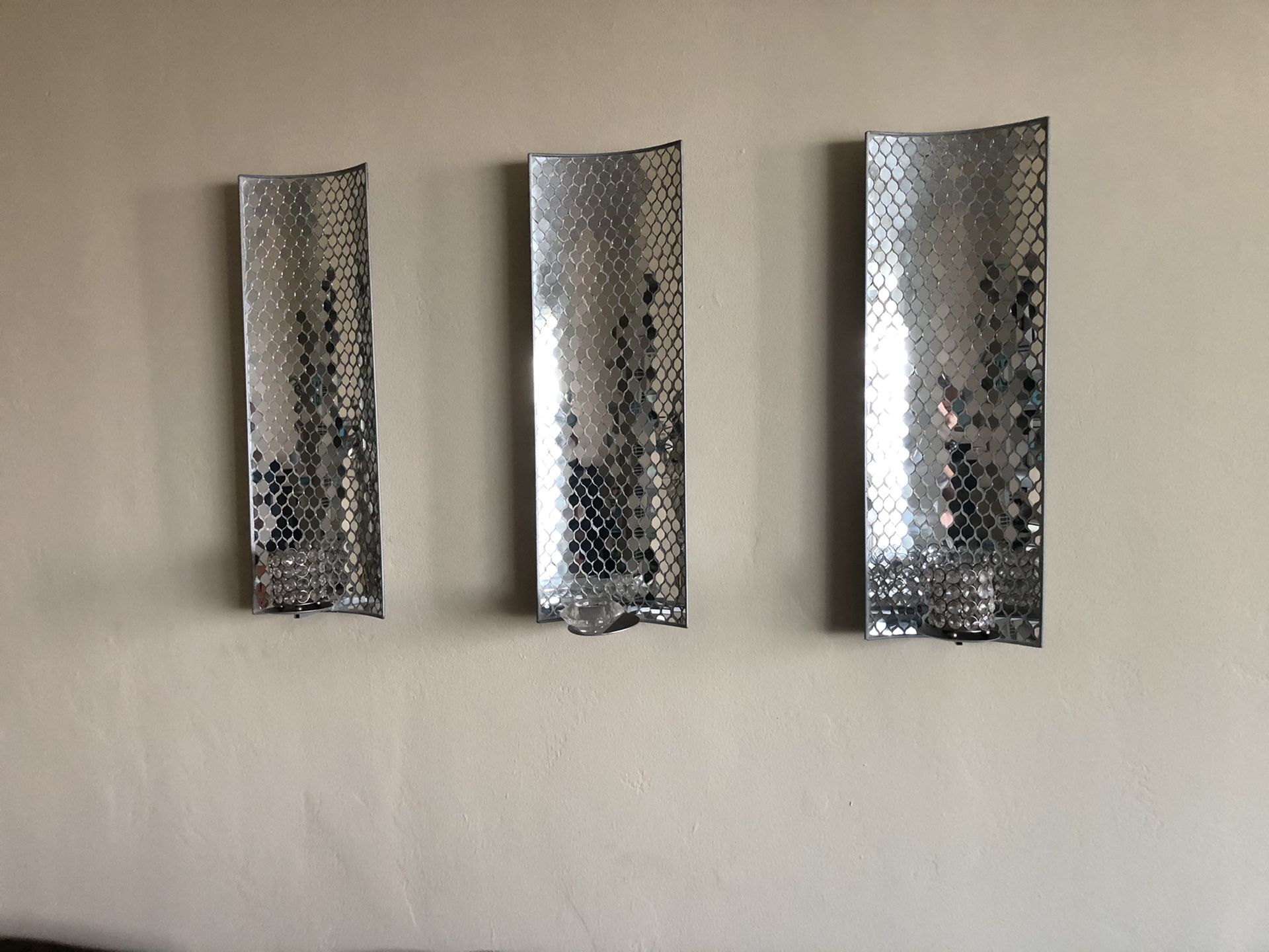 Mirrored Wall Scone