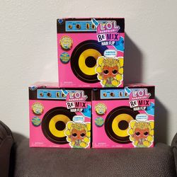 New L.O.L. Surprise! Remix Hair Flip Tots with Hair Reveal & Music Mini Figurines