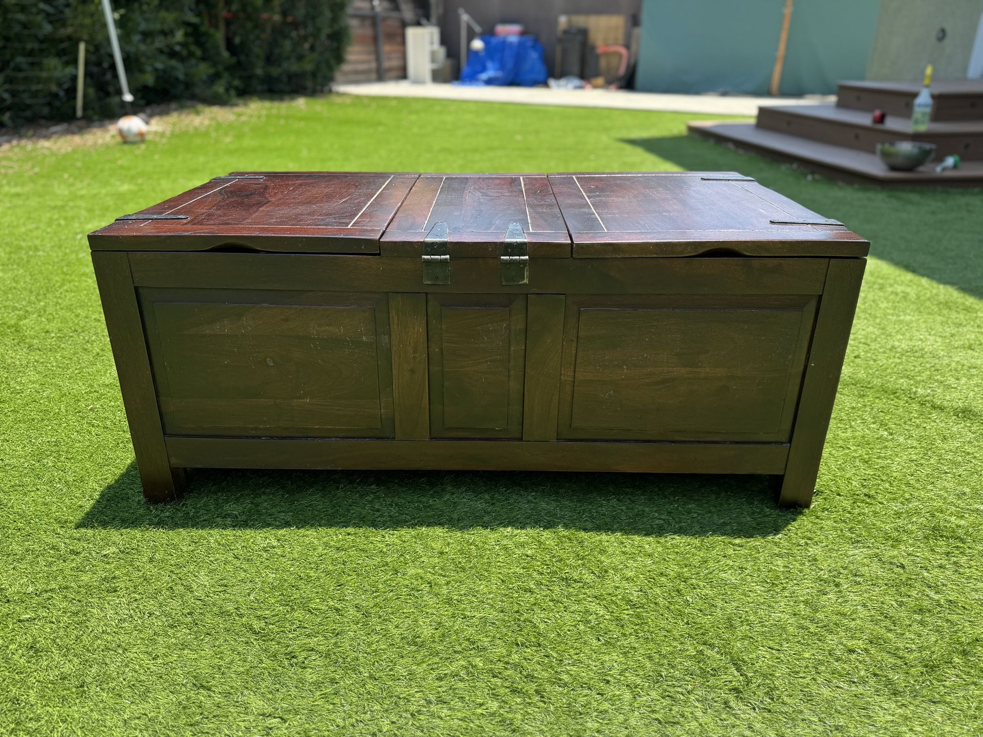 Crate & Barrel Hunter Trunk II Coffee Table