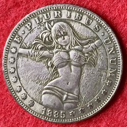 Anime Girl Coin. First $20 Offer Automatically Accepted. Shipped Same Day