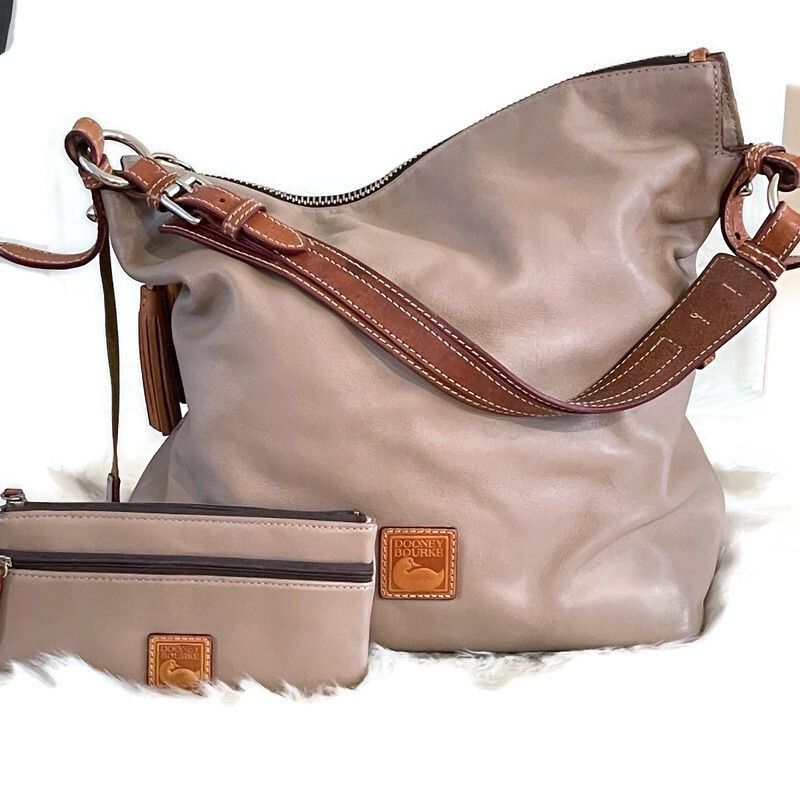 Dooney & Bourke McKenzie Leather Hobo Shoulder Bag