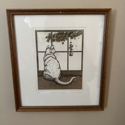 “Window Shopping” Art By Martha Hinson 11 x 12 Smoke free household