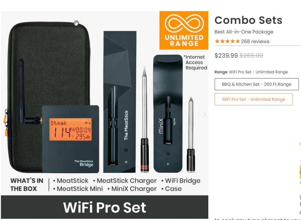 The MeatStick For BBQ & Cooking