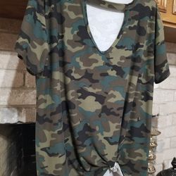 Camoflauge Shirt Size Large