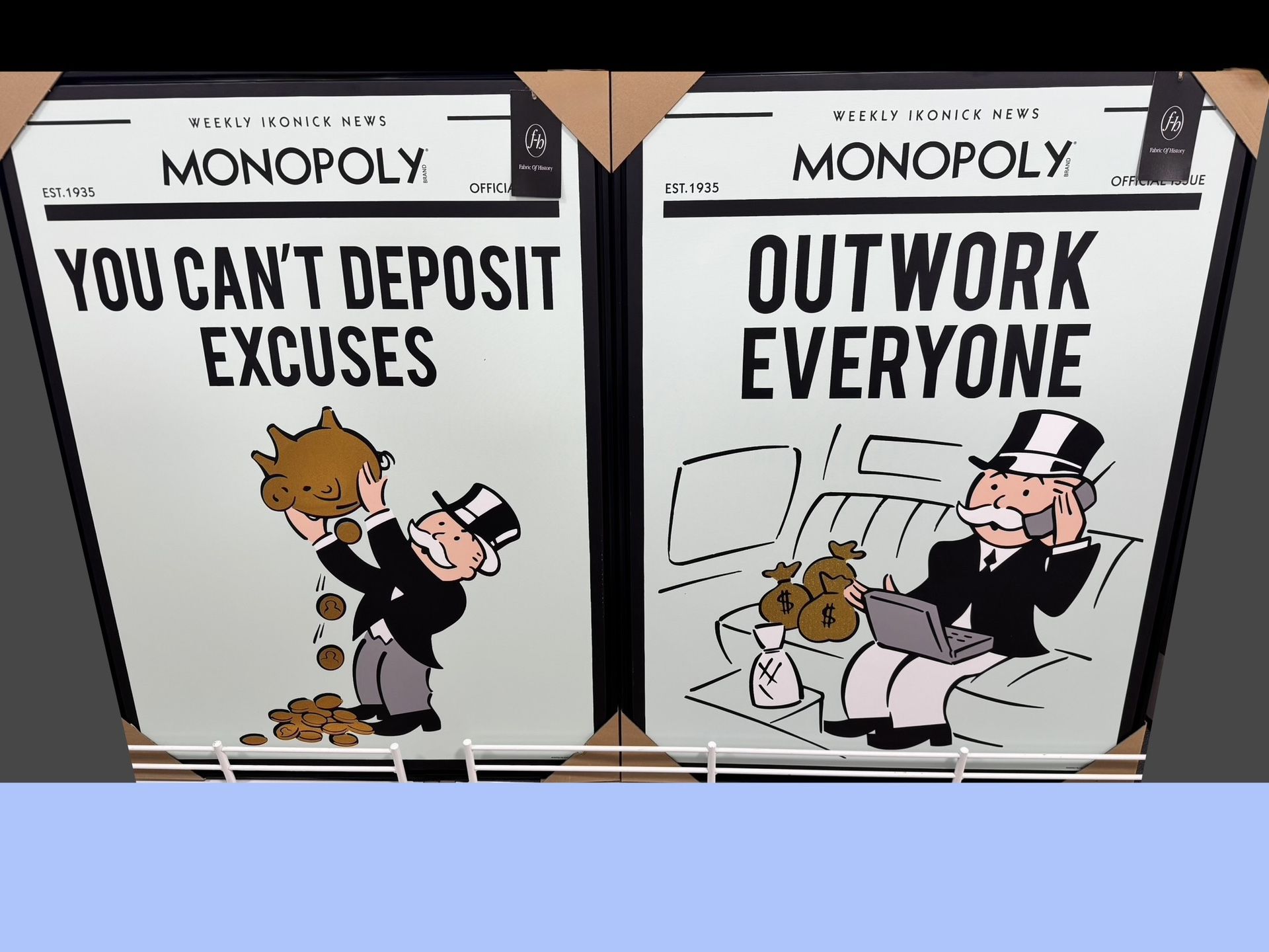 Wall Art Mr Monopoly “Ikonick” Set