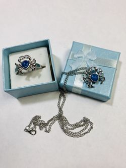 Fire opal and silver crab jewelry set