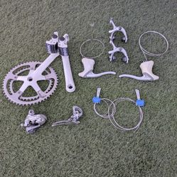 Shimano Sante 2x7 Groupset 5000 Rear Front Derailleurs Shifters Brakes